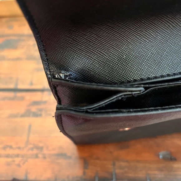 DUNE London Black Oversized Clutch - Picture 7 of 10